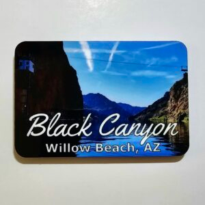 Black Canyon Gaugers Station magnet Willow Beach Arizona with canyon and river