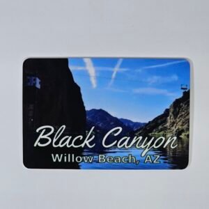 Black Canyon Gaugers Station magnet Willow Beach Arizona with canyon and river