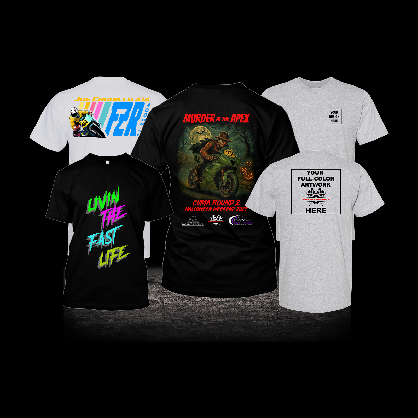 Custom T-shirt designer mockup