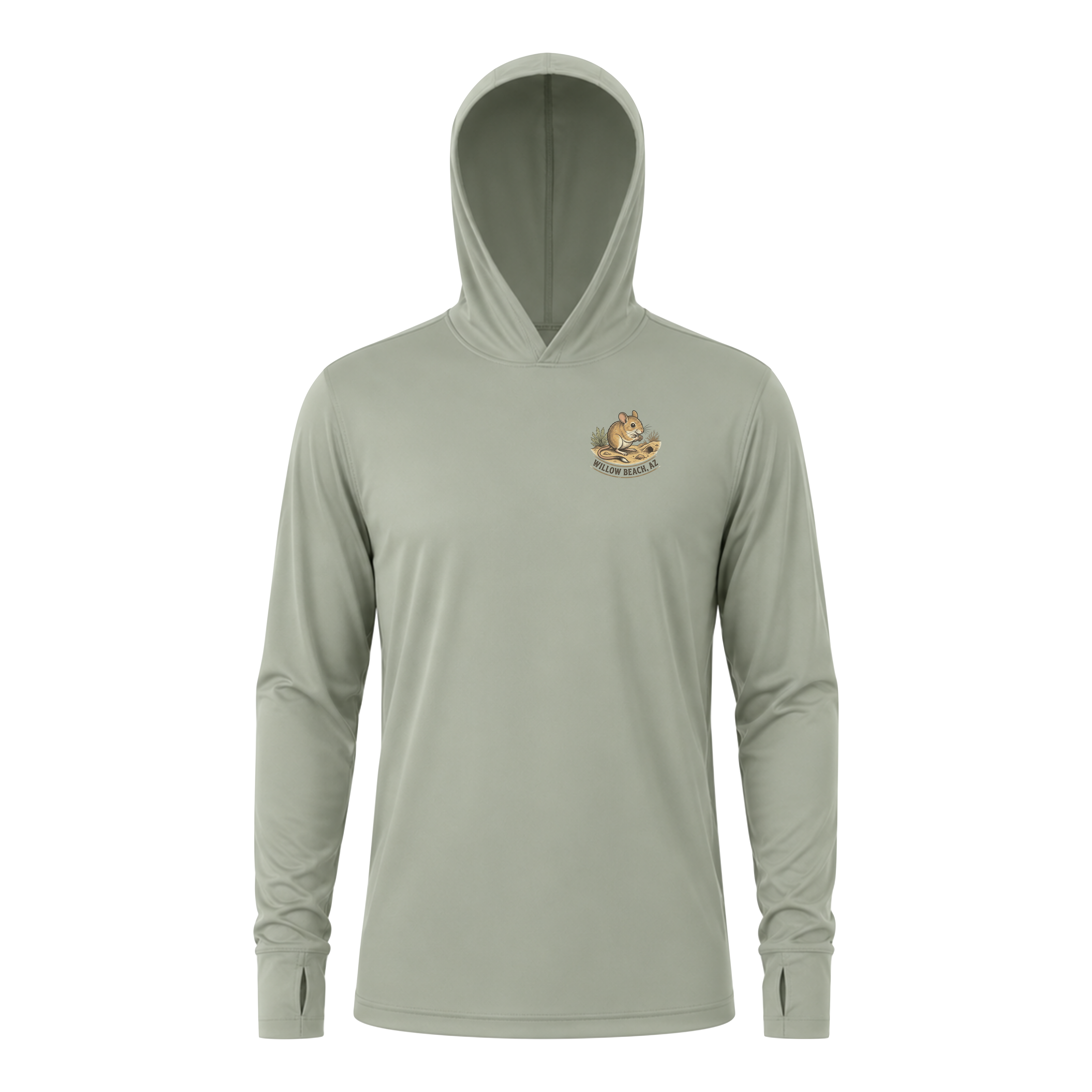 Willow Beach Rattlesnake UPF50+ Hooded Long Sleeve - Image 3