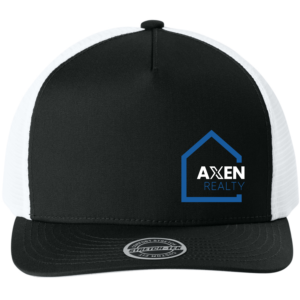 Black and white AXEN Realty Sport-Tek STC75 hat
