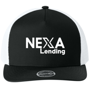 Black and white NEXA Lending Sport-Tek STC75 hat