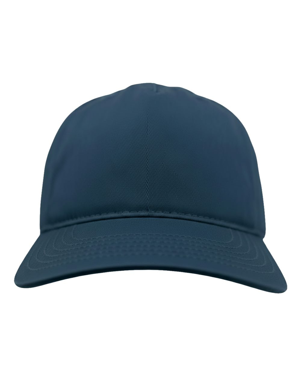 Pacific blue Econscious EC7087 custom unstructured five-panel hat